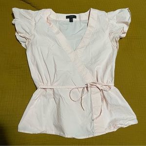 Jcrew faux wrap top